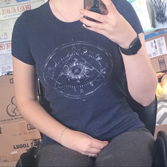 blue aeropostale compass t shirt - Picture 1 of 1